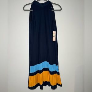 Nanette Nanette Lepore Crepe Chiffon Midi Dress Size 8 color Blue